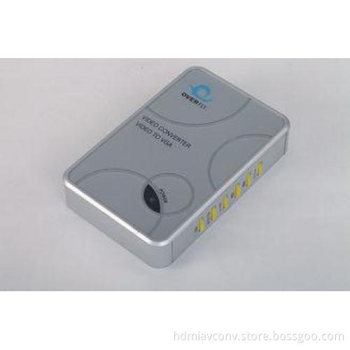 Video to VGA , RCA composite to VGA PC TO TV Converter for